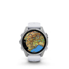 Garmin fēnix 8 - AMOLED Outdoor Recreation/Adventure Watches - 43 mm - Silver with Whitestone Silicone Band-Your training readiness score is based on sleep quality, recovery, training load and HRV status to determine if you’re primed to go hard and reap the rewards (data presented is intended to be a close estimation of metrics tracked)
