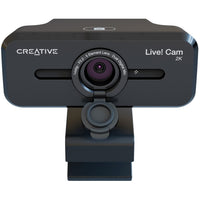 Creative Labs 73VF090000000 Live! Cam SYNC V3 2K QHD Webcam with 4X Digital Zoom and Built-in Mics-2K QHD resolution for high-quality video calls and streaming