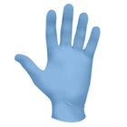 SHOWA EBT Sustainable 4 mil Nitrile Food Contact Single Use Gloves - Blue - XX-Large - 90 Pack -4 mil low modulus blue nitrile