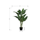 Monarch Specialties 42" Artificial Indoor Evergreen Tree - Floor - Black Pot-This easy-care faux potted plant is made from the highest quality materials and requires no maintenance or watering, for a sustainable, environmentally friendly, decorative accent that will last a lifetime