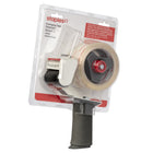 Staples Premium Tape Dispenser, 48mm x 50m Tape, 2.6-mil, Bonus Tape Roll-Foam-padded grip prevents blisters and abrasions