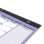 Blueline 2027 Monthly Desk Pad Calendar - 11" x 8-1/2" - Bilingual-One month per sheet, one block per day