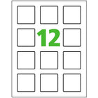 Avery UltraDuty White GHS Chemical Labels, 2" x 2", 600 Pack (60506)-12 labels per sheet