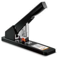 Deli Heavy Duty Stapler - 210 Sheet Capacity-High-Capacity Performance: Built for demanding workloads, this heavy-duty stapler reliably binds 10 to 210 sheets of standard paper in a single press