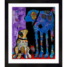 What's the Plan by Jenny Foster - Framed Print - 33" x 39"-High-quality art print professionally matted and framed