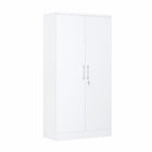 Ceha BDM-180 Flat-Pack Metal Storage Cabinet with Adjustable Shelves - White-Flat-packed for easy delivery and fast setup