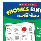Scholastic Teaching Solutions Phonics Bingo: Long & Complex Vowels Activity Book-Aligns to the Science of Reading