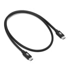 OWC 31.5" Thunderbolt 5 USB-C Cable - Black-100% USB-C Compatible: connect to today’s, tomorrow’s, and yesterday's Macs, PCs, iPads, Chromebooks, Surface, and other devices with a Thunderbolt 5, Thunderbolt 4, Thunderbolt 3, USB4, or USB-C port