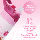Danawares Disney Princess Double Wall Stainless Steel with Silicone Spout - 430 ml-Durable, leak-proof, and BPA-free-just what every little hero needs