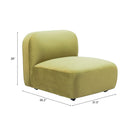 Zuo Biak Middle Chair - Green-6