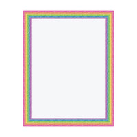 Royal Brites Rainbow Glitter Frame Poster Board - 22" x 28" -Permahold technology ensures glitter stays in place