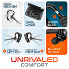 Delton K130 Wireless Noise Canceling Bluetooth Computer Earbud Headset - MS Teams - Black-Ultralight design packs a powerful battery that offers up to 82 hours of talk time and over 400 hours standby time
