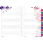 Day-Timer 2027 Two Page Per Week Planner Refill - Desk Size - 5-1/2" H x 8-1/2" W - Floral - English-Don't miss a thing - see your whole month on a two-page spread