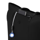 Swiss Gear Womens Laptop Tote Bag - Black-Pass-Thru trolley sleeve to slide over the handle of wheeled luggage for easy travel
