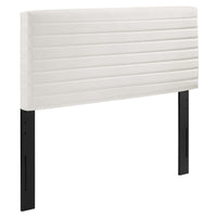 Modway Tranquil Channel Tufted King/California King Headboard - White-Channel Tufted King/California King Headboard