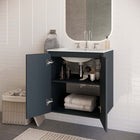 Modway Bryn 24" Wall-Mount Bathroom Vanity - Grey/White-Wall-Mount Design