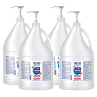 Zytec Gel Hand Sanitizer with Pump - 3.78 L - 4 Pack-Kills harmful germs and bacteria.