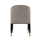 Manhattan Comfort Ola 21.46" Modern Chenille Upholstered Dining Chair - Stone - Set of 2-Delivered to you Fully Assembled! No Assembly Required