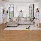 Tineco Go Station Cordless Stick Vacuum with Auto Empty Charging Station-Multi-Use Functionality: Switch between Wand Mode for high areas, Hand Mode for tight spaces, and Car Mode for interiors at the press of a button