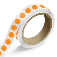 JAM Paper Standard Label Rolls - Burst - 1.875" Seal - Neon Orange - 125 Labels/Roll-Colour: Neon Orange | Make your mail stand out with colourful shipping address labels.