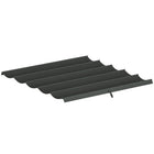 Outsunny 8.2' L x 8.4' W Retractable Pergola Canopy Replacement for 10' L x 10' W Frame (Cover Top) - Dark Grey-Only compatible with outsunny 9.8' x 9.8' replacement canopy top (SKU: 84C-054BK, 84C-054BN)  