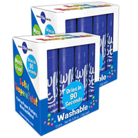 Kwik Stix Solid Tempera Paint Sticks - Blue - 12/Pack - 2 Pack-Individual coloured Kwik Stix for the ones you use the most!