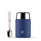 Minimal Insulated Food Jar, 500 mL, Blue-Made of food grade stainless steel 18/8 in & out