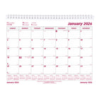 Brownline 2026 Calendar - 11" x 8-1/2" - English-12-Month: January 2026 to December 2026