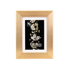 Kiera Grace Clara Frame – 5" x 7"  - Mat Gold-Stylish photo frame designed for 5" x 7" photos
