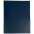 JAM Paper Heavy Duty Plastic Two-Pocket School Folders - Navy Blue - 6 Pack-Quantity: 6 Folders per Pack | One for each subject & project