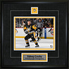 Sidney Crosby Pin & Plate Pittsburgh Penguins - Framed Print - 18" x 18"-Premium virtual frames
