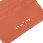 Champs Iconic Keychain Cardholder - Tan-Top zip pocket