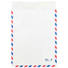 JAM Paper Tyvek Envelopes, 9 x 12 Open End, White Airmail, 1000 Pack-Gum Closure