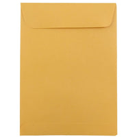 JAM Paper 5.5 x 7.5 Open End Catalog Envelopes, Brown Kraft Recycled, 200 Pack (4101g)-Brown kraft
