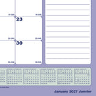 Blueline 2027 Monthly Wall Calendar - 11" x 8-1/2" - Bilingual-Twin-wire binding construction keeps pages secure