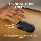 Logitech M240 Silent Wireless Mouse - Graphite-Long-Lasting Battery Life: Up to 18-month battery life with an energy-efficient auto sleep feature, so you can go longer between battery changes (2)