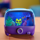 Bitzee Aquarium Interactive Digital Pet Tank: 30 Virtual Fish LED Toy Responds to Touch - Ages 5+-Play, Earn, and Unlock: Pop bubbles and play 2 mini games to earn coins to spend in the Bitzee Shop. unlock 6 more games, customize your aquarium's lighting, and discover surprise eggs and treasure chests