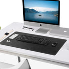General Supply Goods + Co PU Leather Desk Mat - Charcoal-Sturdy construction