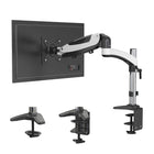 ShoppingAll Adjustable Single Gas Spring Monitor Desk Mount - White-6
