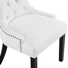 Modway Regent Tufted Fabric Dining Chair - White-8