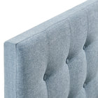 Modway Emily Fabric Upholstered Full Size Headboard - Sky Blue-7