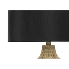 Monarch Specialties 25" H Contemporary Table Lamp - Black Shade / Brown Resin-Minor assembly is required with illustrated instructions included. made with quality materials for longevity this table lamp is backed by a 2-year limited warranty against manufacturer's defects