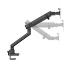 TygerClaw 17" to 40" Monitor Mount with Cable Management-Includes both desk clamp and grommet mounting options, giving you flexibility to fit various desk setups and preferences