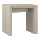 Hudson&Canal Oswin 22"W Rectangular Side Table - Alder White-A modern contemporary design for your living room, den, and more