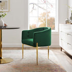 Modway Savour Tufted Performance Velvet Accent Chair - Emerald-Stain-Resistant Performance Velvet