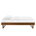Modway Billie Wood Queen Platform Bed Frame - Walnut-Assembly Required