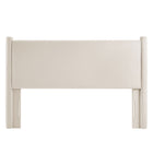 Modway Rael Performance Velvet King Headboard - Alabaster-Assembly Required