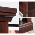 Sauder Corner 5-Shelf Bookcase - Select Cherry-Clear instructions: With illustrated instructions and labeled parts, you'll set it up quickly and easily
