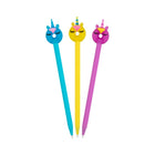 Merangue Donut Unicorn Pen - 1.0mm - Black-Ballpoint pen with donut unicorn PVC topper