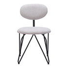 Zuo Novi Dining Chair - Dove Grey - Set of 2-Comfy and durable polyester fabric